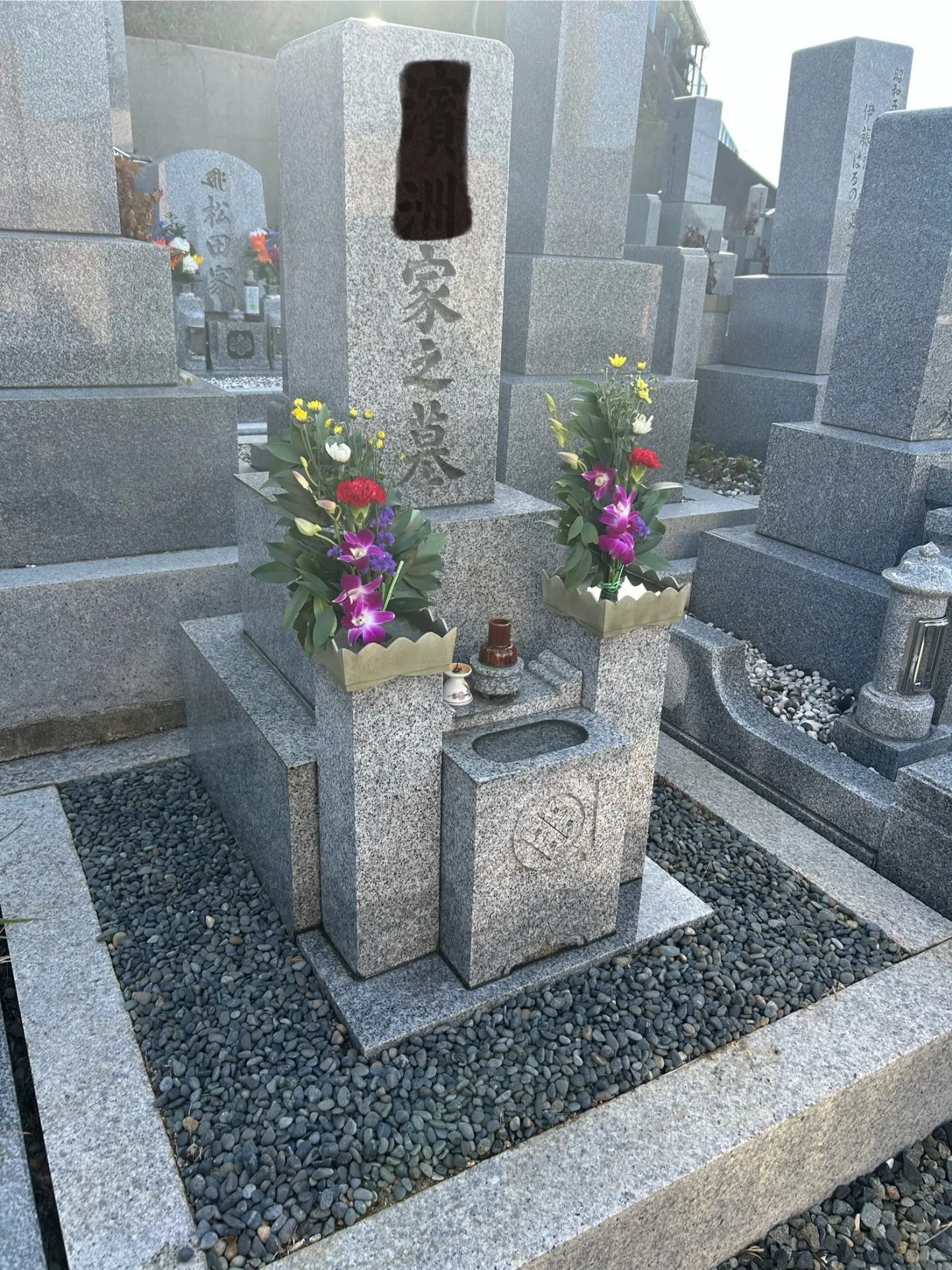 和泉市設墓苑でお参り代行の依頼をいただきました