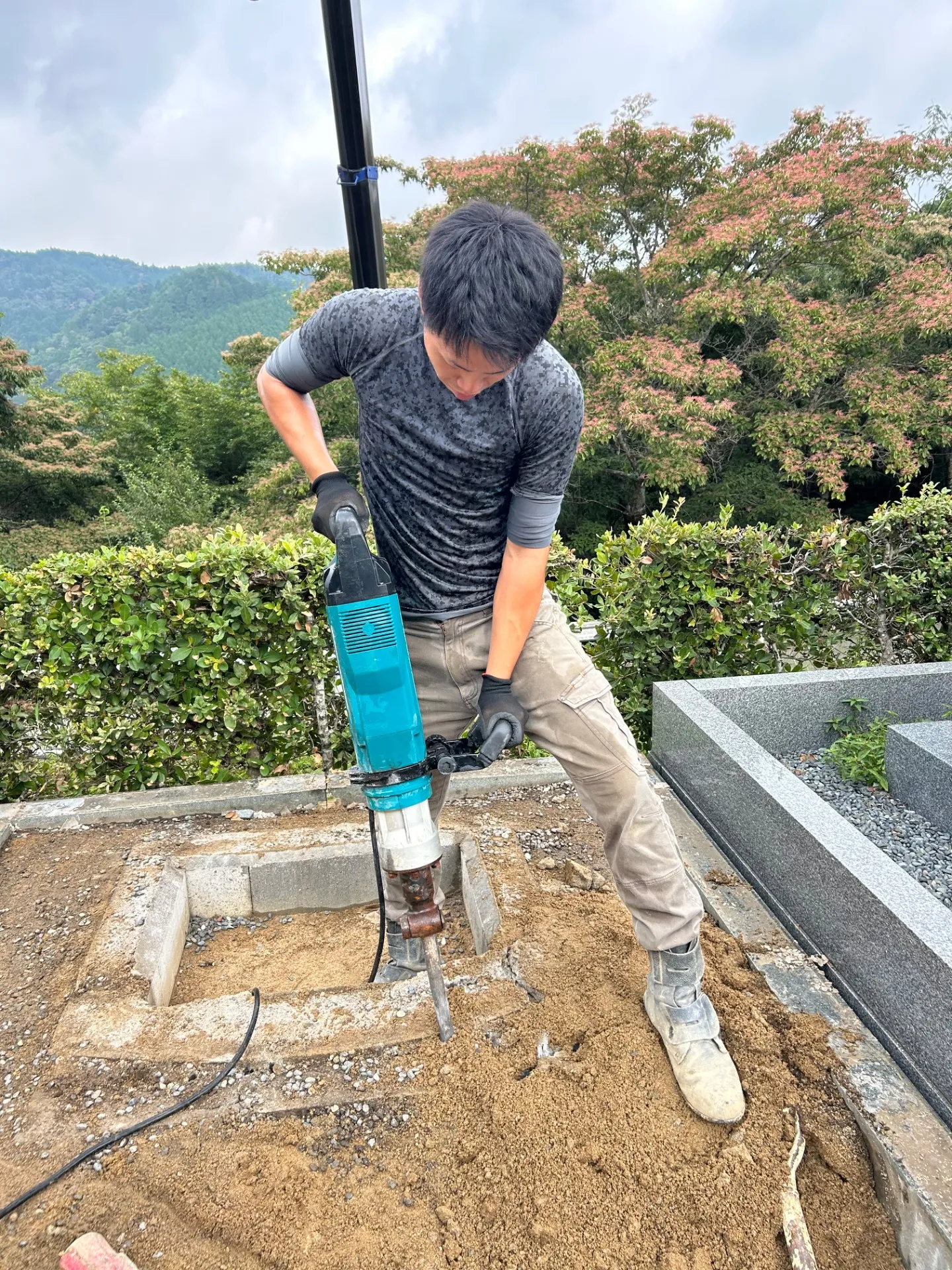 大阪北摂霊園でお墓じまいの工事をしました