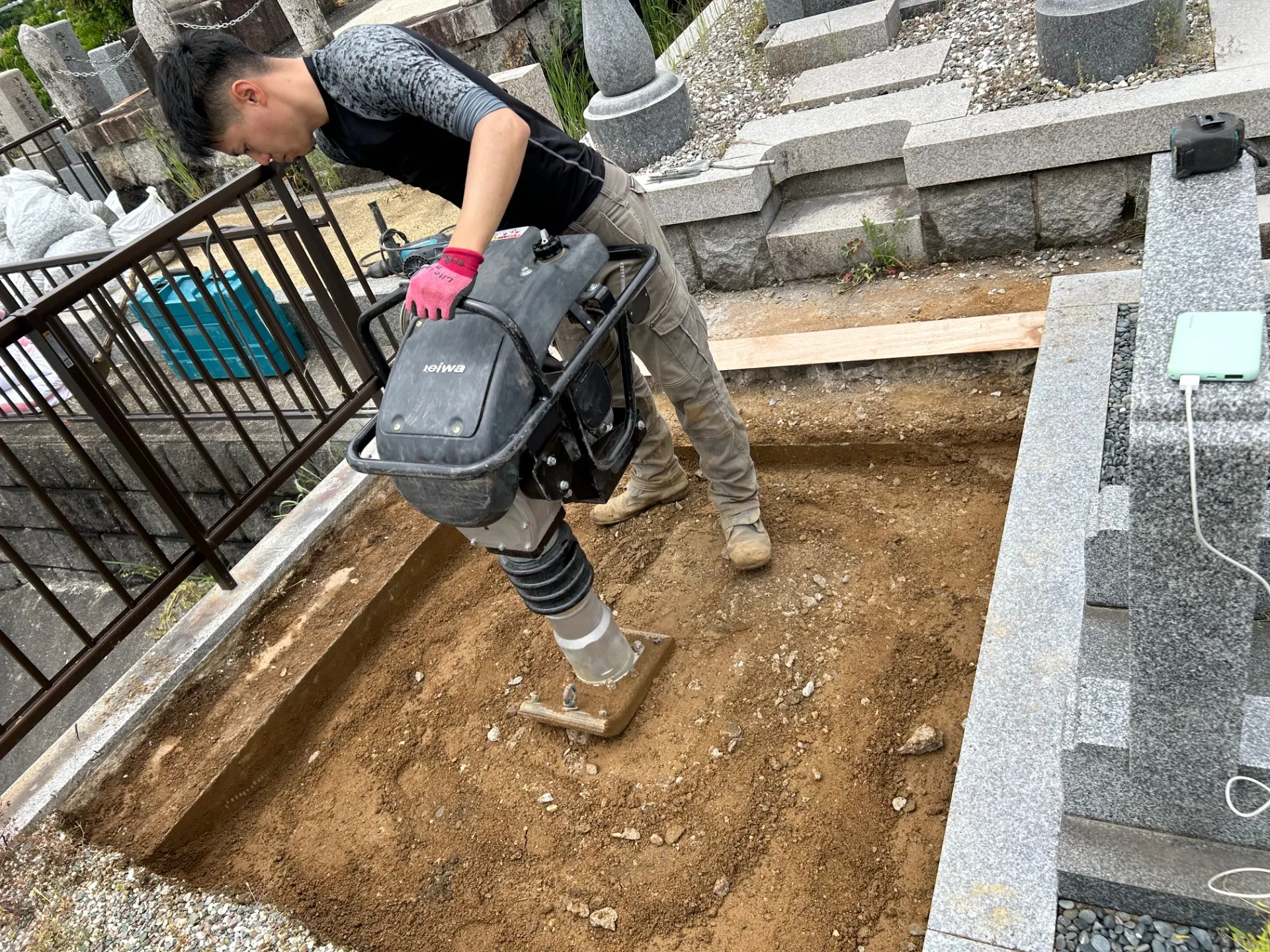 大阪府和泉市で基礎工事