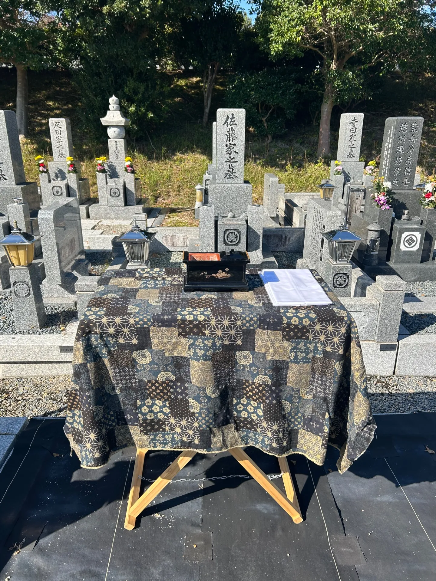 飯盛霊園　納骨式